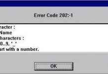 Error 202