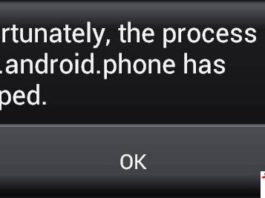 Unfortunately The Process Com.Android.Phone Has Stopped Unexpectedly