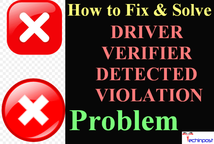 driver verifier detected violation