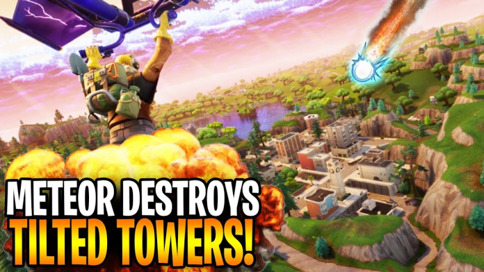 When will the Meteor Hit Tilted Towers