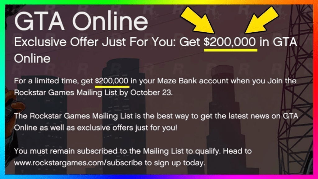 [REVEALED] Rockstar Games Mailing List (Subscribing)