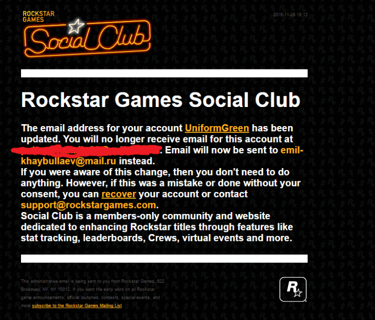 [REVEALED] Rockstar Games Mailing List (Subscribing)