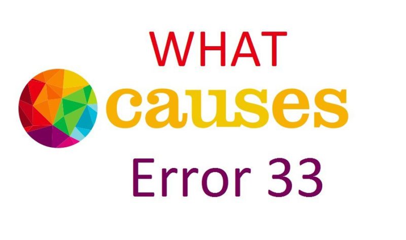 Error 33