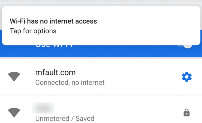 Connected To WiFi But No Internet