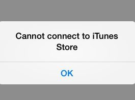 Cannot Connect to the iTunes Store