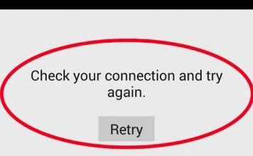 Play Store Check your Connection and Try Again