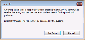 [FIXED] The File Cannot be Accessed by the System Error Issue